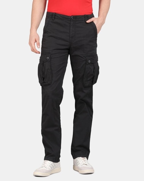 Men Straight Fit Cargo Pants