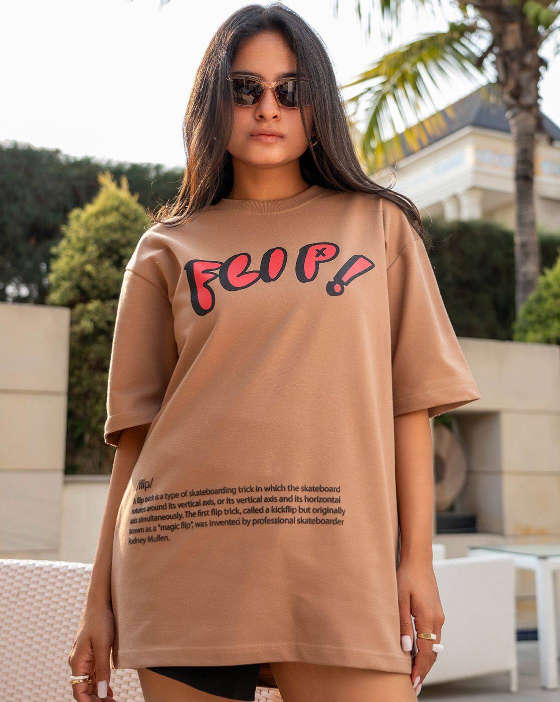 Buy Beige Tshirts for Women by COLOR CAPITAL Online | Ajio.com