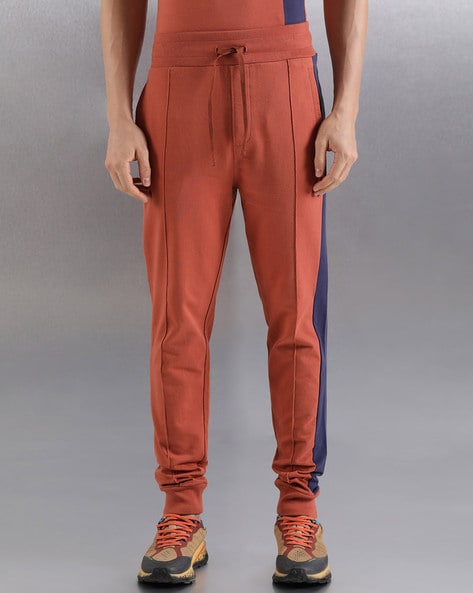 Buy Brown Track Pants for Men by BREAKBOUNCE Online Ajio