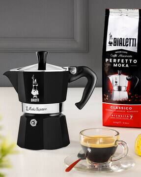 Buy Bialetti 3-Cups Aluminium Moka Express | Black Color Home