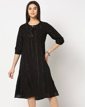 Women Striped Straight Kurta-image-21