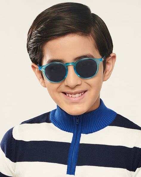 boys HP S10113 Full-Rim Circular Sunglasses