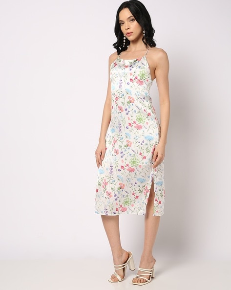 Women Floral Print A-Line Dress