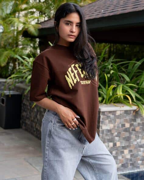 Buy Brown Tshirts for Women by COLOR CAPITAL Online | Ajio.com Buy Brown Tshirts for Women by COLOR CAPITAL Online | Ajio.com