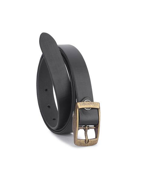 Women Adjustable Belt with Tang-Buckle Closure