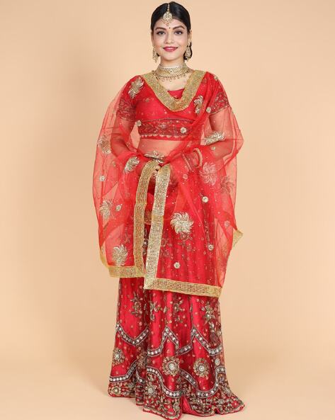 Women Embroidered Dupatta Price in India