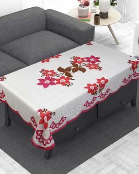 Floral Print 4-Seater Table Cover-image-48