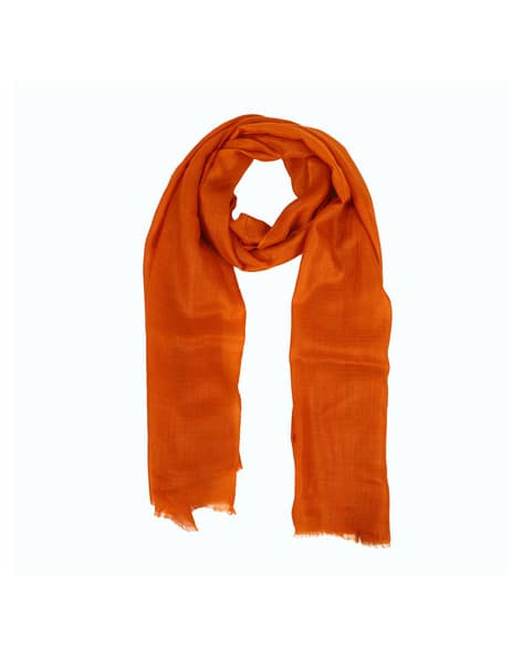 Buy Orange Stoles Scarves for Women by Swarn Sutra Online