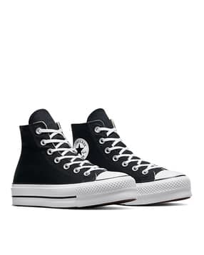 Women High-Top Lace-Up Sneakers-image-44