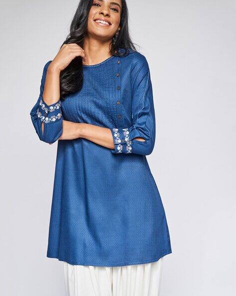 global desi orange tunic