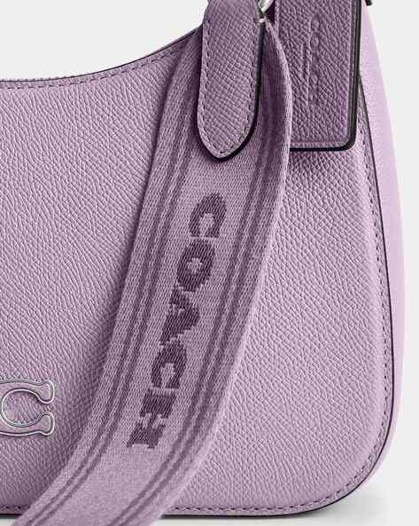 NWT G.I.L.I. CRECENT offers LEATHER HOBO CROSSBODY BAG GORGEOUS LAVENDER