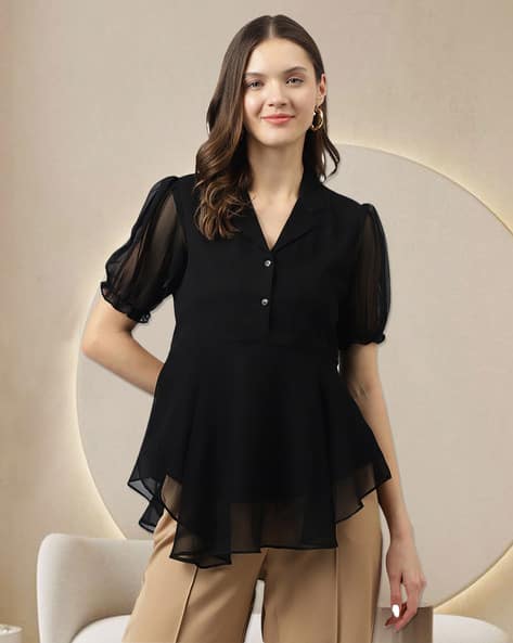 Buy Black Tops for Women by KERI PERRY Online | Ajio.com