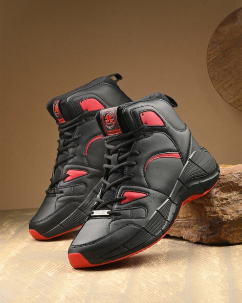 Buy BLACK RED Sports Shoes for Men by OFF LIMITS Online Ajio