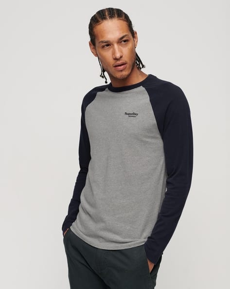 SUPERDRY Essential Baseball Long Sleeve Crew-Neck T-Shirt