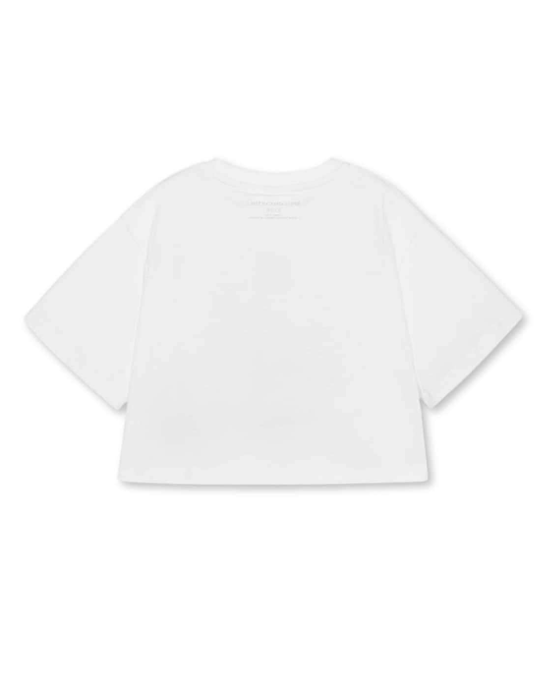 Buy Stella Mccartney Brand Print Regular Fit Round-Neck T Buy Stella Mccartney Brand Print Regular Fit Round-Neck T