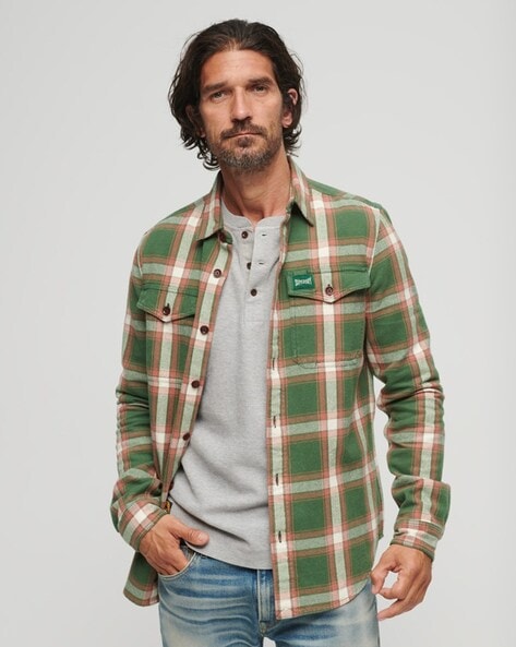 Superdry Cotton Worker Check Shirt