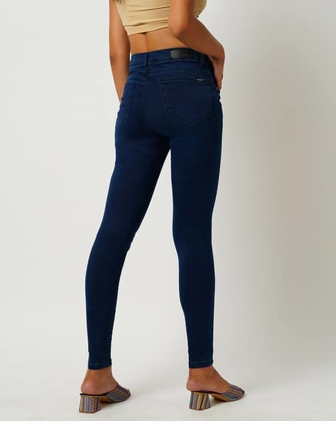 Women Light-Wash Skinny Fit Jeans - Main Image
