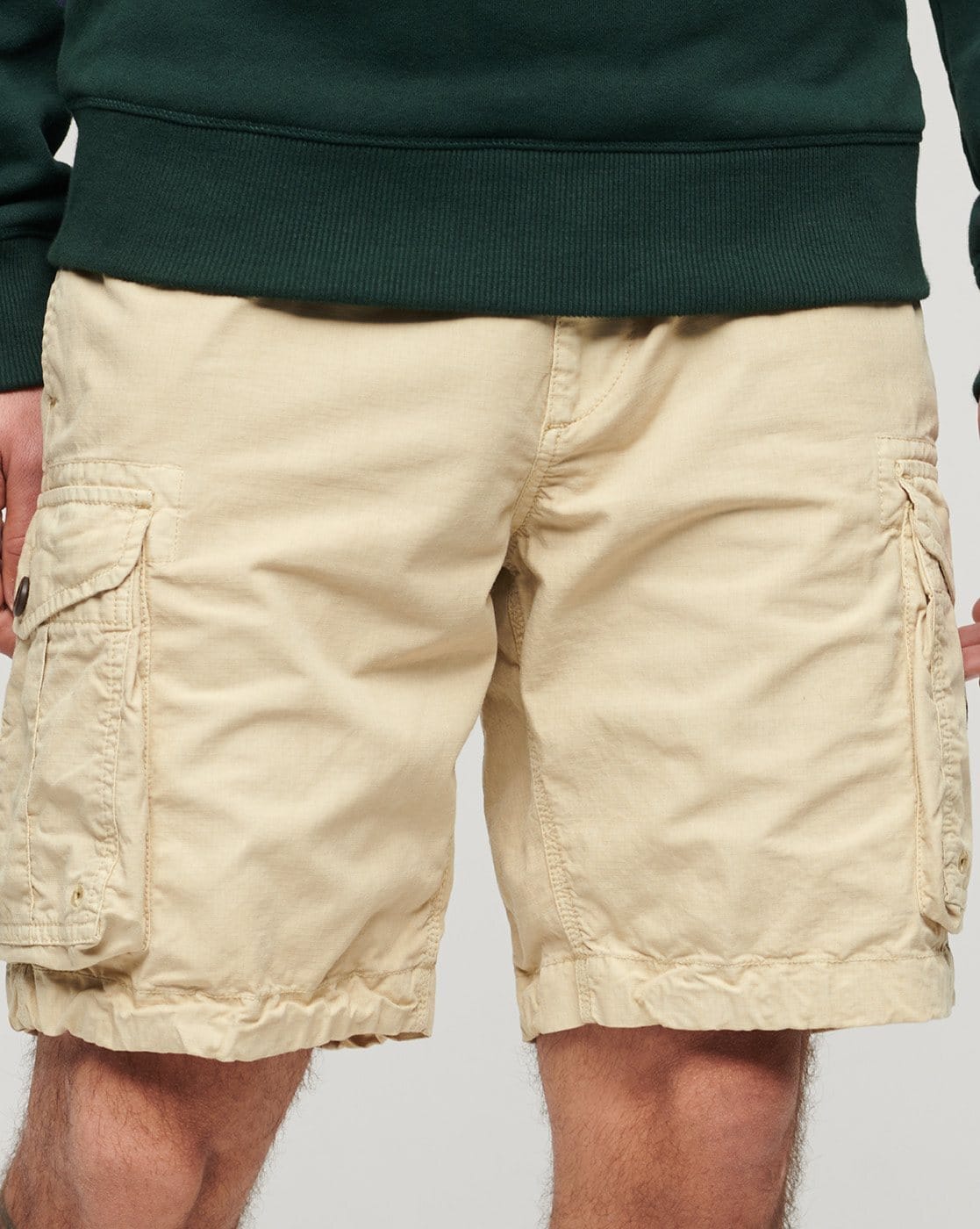 【papier】Boy Meets Shorts / Beige papier】Boy Meets Shorts / Beige（Parachute Light Shorts）