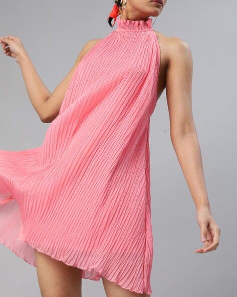 strapless open back dress Red One-Shoulder High-Low Wrap Chiffon Bridesmaid Gown