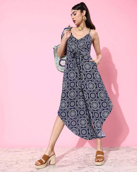 Buy Blue Jumpsuits &Playsuits for Women by Kassually Online