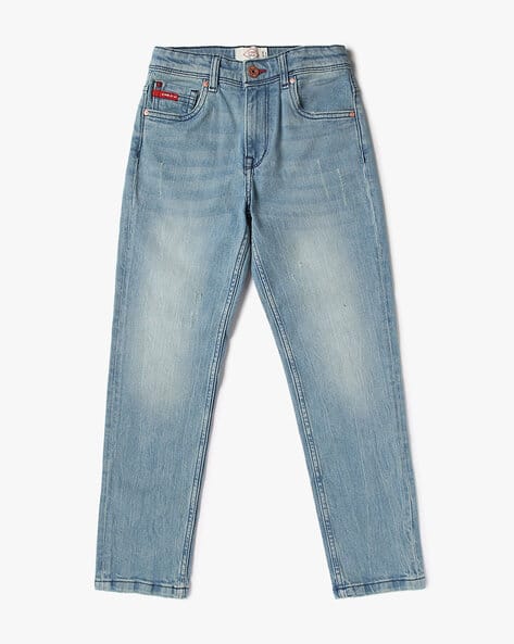Jeans Lee Cooper Kidswear Boys Mid-Wash Skinny Fit Jeans