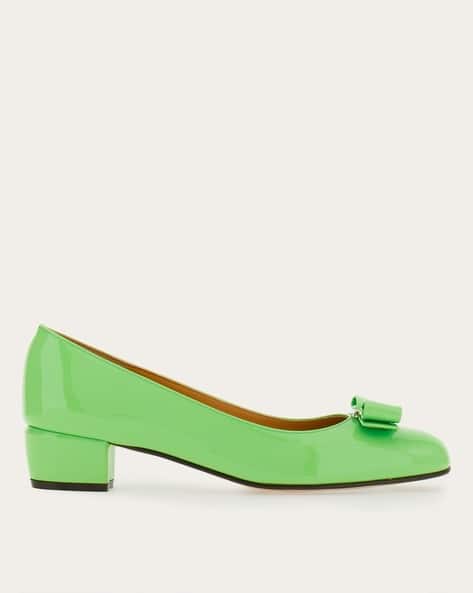 Buy Green Heeled Sandals for Women by Ferragamo Online