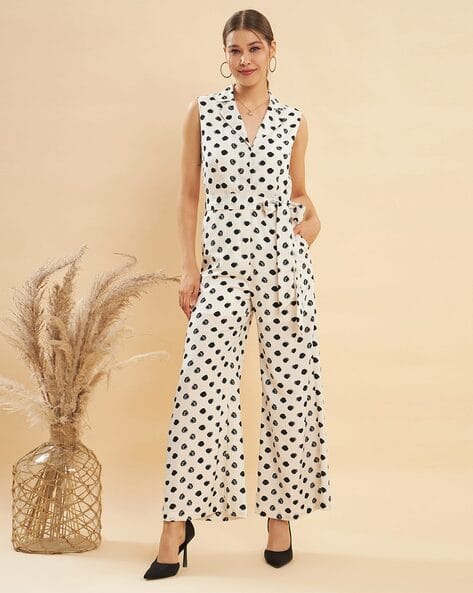 Women Polka-Dot Jumpsuit