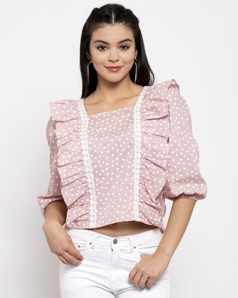 Buy Pink Tops for Women by Kassually Online