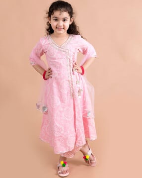 Printed Kurta with Pants & Dupatta