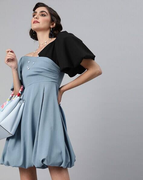 color block dresses for women Chic Reveal Color Block Dress Curves