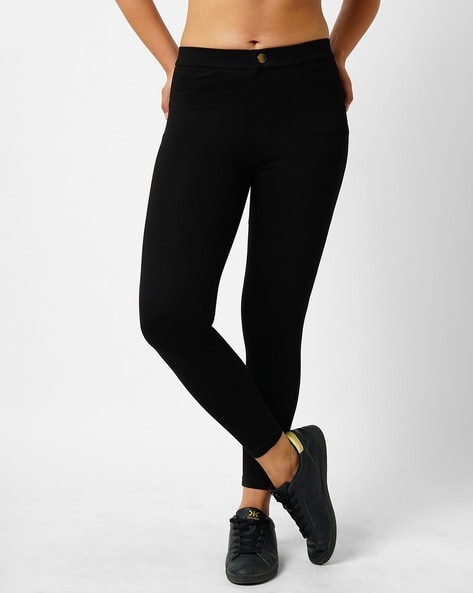 Kraus Girls Mid-Rise Skinny Treggings