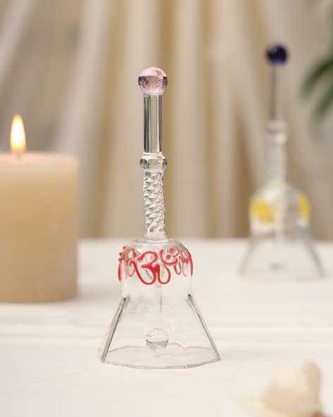 Sthula's Unique Om Crafted Glass Bell