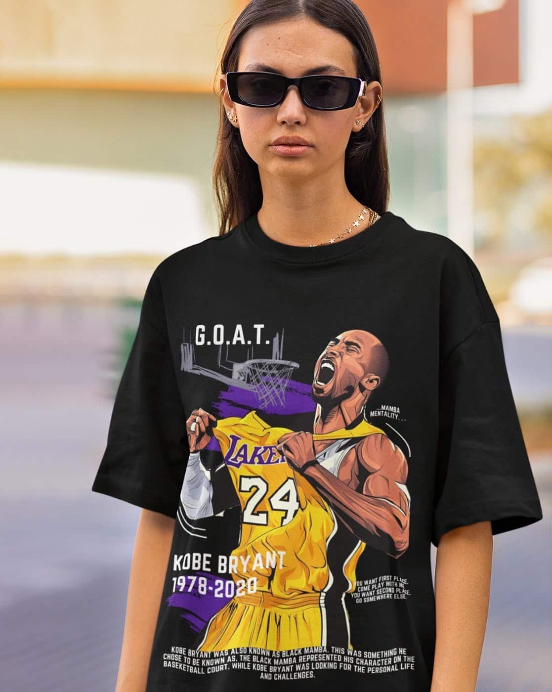 Black Mamba Kobe Goat T Shirt Vintage 2014 Nike Kobe Bryant GOAT