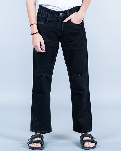 baggy jeans mens ajio