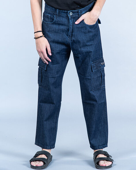 baggy jeans mens ajio