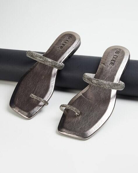 Buy PEWTER Heeled Sandals for Women by CODE BY LIFESTYLE Online