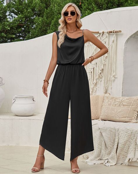 Buy Black Jumpsuits Playsuits for Women by Yuniqee Online Ajio