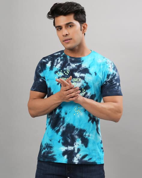 tie dye t shirt ajio