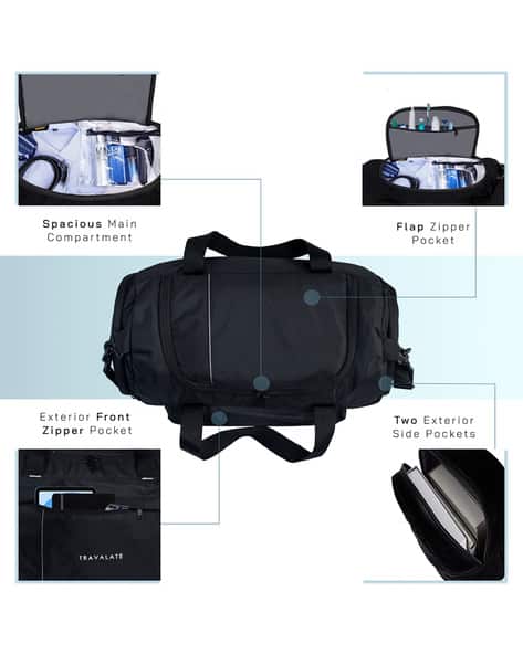Buy Black Travel Bags for Men by Travalate Online