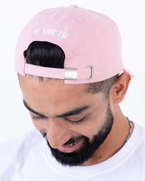 Baby pink baseball cap online