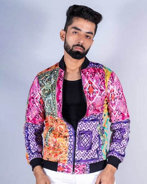 Zip-Front Bomber Jacket