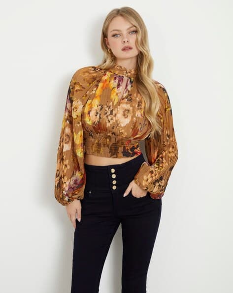 Buy Multicoloured Tops for Women by GUESS Online