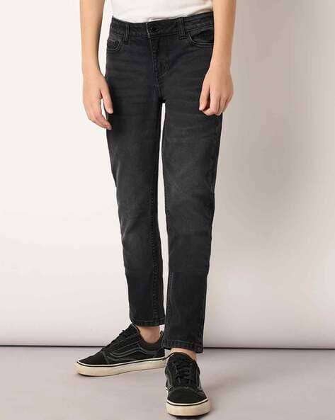 Next Boys Skinny Jeans RAW X Boy's Skinny Fit Rip Repair Denim