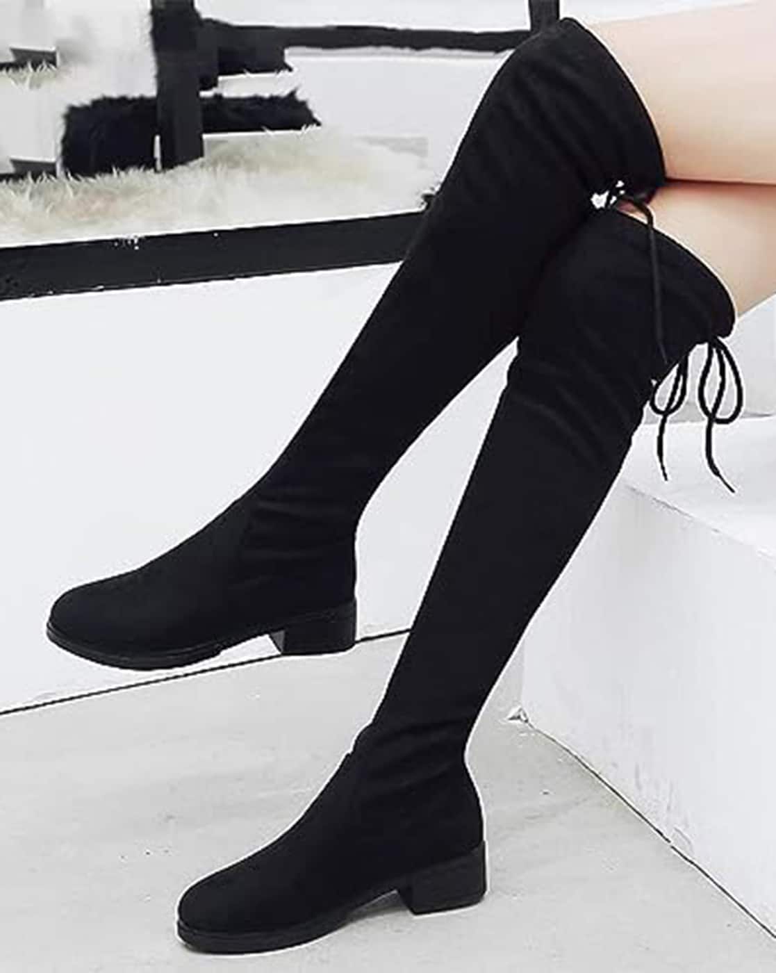Buy Black Boots for Women by Selfiee Online