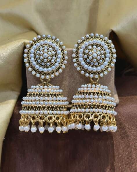 Buy White Earrings for Women by ANTICO Online