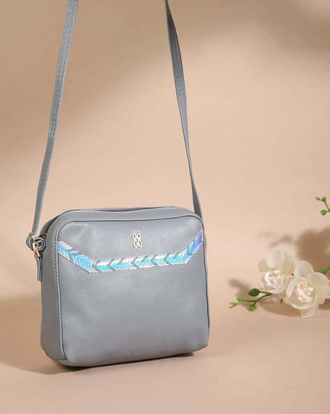 BAGGIT Women Sling Bag with Metal Logo