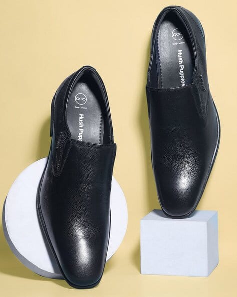 Men Square-Toe Formal Slip-On Shoes