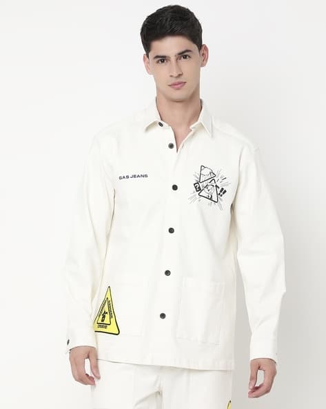 Buy GAS Donald Duck Shacket All Over  Online | Ajio.com