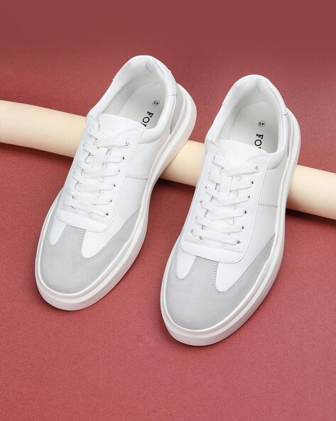 Men Colourblock Lace Up Shoes