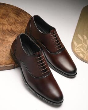 Derby Venturini Men's Dress Shoes Men Genuine Leather Formal